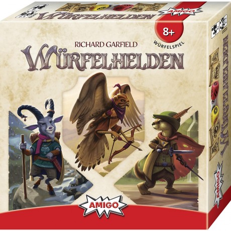 Amigo Spielware Wurfelhelden Игрушки Кости Герои