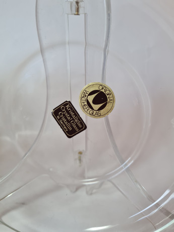 Original Walther Glas Набор хрустальных тарелок, 7 шт.,18 x 3,5 см, Германия, 1960-70гг.