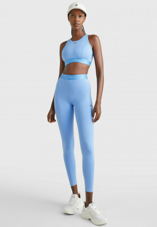 Tommy Hilfiger ESSENTIAL RACERBACK Medium support sports bra hydrangea blue ESSENTIAL RACERBACK Спортивный бюстгальтер со средней поддержкой гортензия синяя