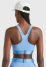 Tommy Hilfiger ESSENTIAL RACERBACK Medium support sports bra hydrangea blue ESSENTIAL RACERBACK Спортивный бюстгальтер со средней поддержкой гортензия синяя