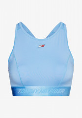 Tommy Hilfiger ESSENTIAL RACERBACK Medium support sports bra hydrangea blue ESSENTIAL RACERBACK Спортивный бюстгальтер со средней поддержкой гортензия синяя