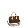 Louis Vuitton Кожаная сумка SPEEDY 20 с ремнем через плечо