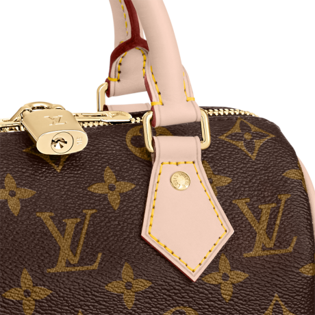 Louis Vuitton Кожаная сумка SPEEDY 20 с ремнем через плечо
