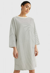 Tommy Hilfiger Day dress fine ottoman stp   ecru desert sky Дневное платье прекрасная османская stp ecru пустыня небо