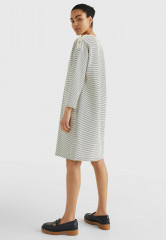 Tommy Hilfiger Day dress fine ottoman stp   ecru desert sky Дневное платье прекрасная османская stp ecru пустыня небо