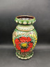 Ваза винтажная большая Scheurich, в ярких тонах, керамика, 25.5 см, Германия, 1970-80гг.