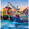 PLAYMOBIL PLAYMOBIL 70769 Grosses Containerschiff mit Zollboot PLAYMOBIL 70769 Большой контейнеровоз с таможенным катером