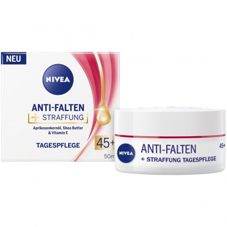 Nivea Anti Falten + Straffung Tagespflege 45+  Дневной уход против морщин + укрепляющий 45+