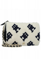 Tommy Hilfiger Across body bag teddy monogram Сумка через плечо плюшевая монограмма