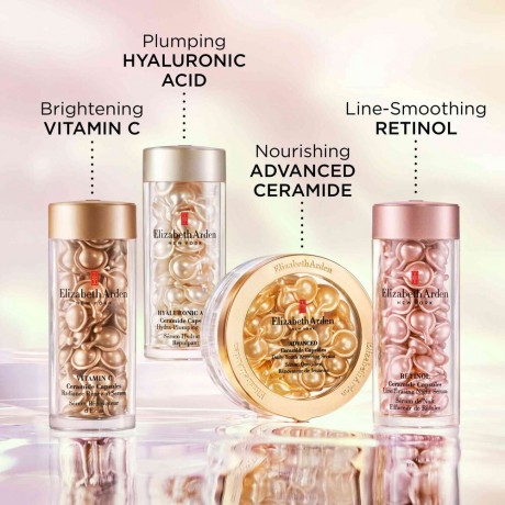 Elizabeth Arden Ceramide Capsules Radiance Renewal Serum Vitamin C, Элизабет Арден Капсулы с сывороткой с витамином С и церамидами для сияния кожи, 30 шт.