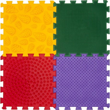 ACHOKA Orthopadische Sensomotorik Fussmassagematte fur Kinder (3er-Set) Детский ортопедический коврик для сенсомоторного массажа стоп (3 шт.)