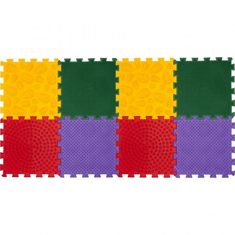 ACHOKA Orthopadische Sensomotorik Fussmassagematte fur Kinder (3er-Set) Детский ортопедический коврик для сенсомоторного массажа стоп (3 шт.)