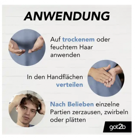 Got2b Strand Matte матовая паста для укладки волос, лёгкая фиксация, текстура и объём, 100 мл