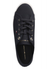 Tommy Hilfiger ESSENTIAL VULCANIZED Trainers blau ESSENTIAL VULCANIZED Кроссовки синий