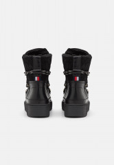 Tommy Hilfiger MONOGRAM Lace-up ankle boots black MONOGRAM Ботильоны на шнуровке черный
