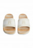 Tommy Hilfiger MONOGRAM WEBBING Pool slides light sandalwood MONOGRAM WEBBING Шлепанцы для бассейна светлое сандаловое дерево