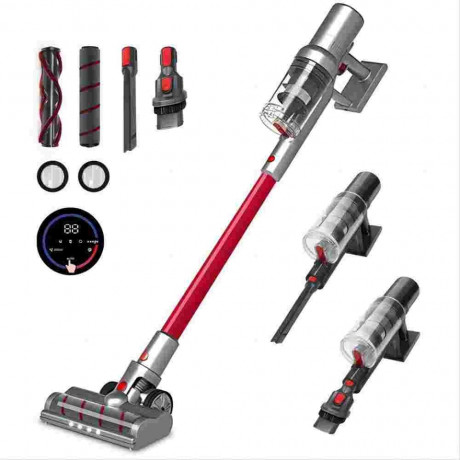 Aoucheni Aoucheni Akku-Stielstaubsauger Akku Staubsauger 4 in 1 Staubsauger Kabellos, LED Touch, 250,00 W, beutellos, 45 Minuten Laufzeit, Enthalt eine grosse Anzahl von Zubehor  Беспроводной пылесос Aoucheni, беспроводной пылесос, пылесос 4 в 1, беспрово