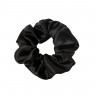 SOHO Satin Scrunchie Schwarz Атласная резинка для волос