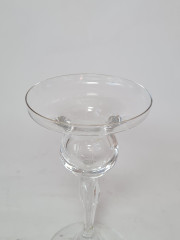 Бокал для белого вина винтажный Austen Bleikristall Bodenmais, 15,5 x 9 см, Германия, 1960-70гг.