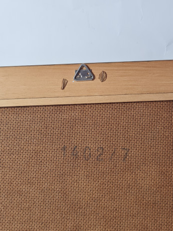 Картина винтажная "Почтальон" Spitzweg, деревянная рама, 24 x 37 см, Германия, 1960-70гг.