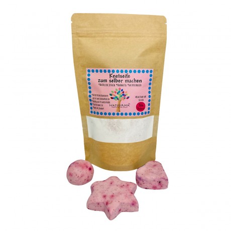 NATUURMA© Naturlich gefarbte Mischung fur Knetseife zum selber machen Knete Натурально окрашенная смесь для замеса мыла