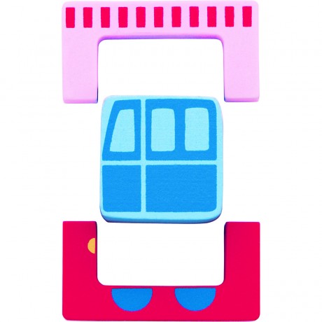 Woodyland Holzspielzeug Puzzle- und Legespiel Деревянная игрушка-головоломка и игра-расстановка