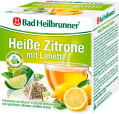 Bad Heilbrunner Горячий Лимон	 с Лимон сладкий	 Чай, 15 x 2,5g, 37,5 г