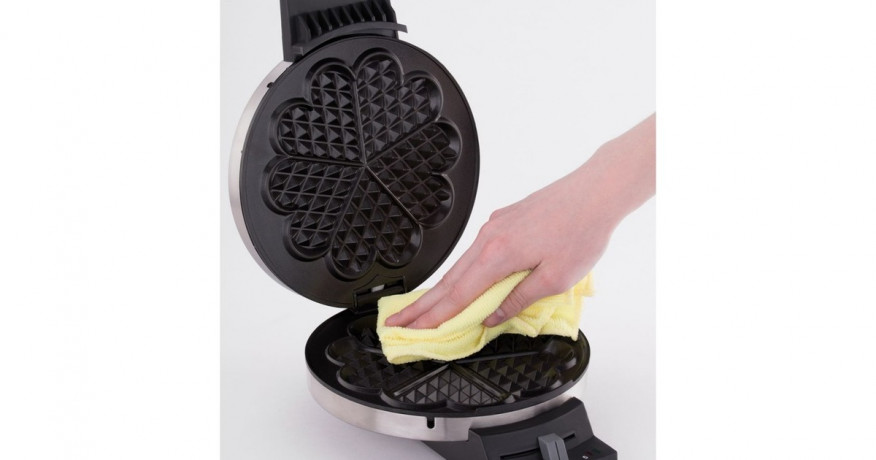 Cloer Cloer Waffeleisen 189 edelstahl/schwarz, 930 Watt edelstahl/schwarz Вафельница Cloer 189 нержавеющая сталь/черная, 930 Вт