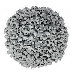 LEGO LEGO 1x2 Mauersteine Hellgrau - 25 Stuck - Light bluish grey 98283 LEGO 1x2 Bricks Light Grey — 25 штук — Светло-голубовато-серый 98283