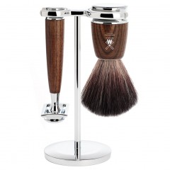 Muhle RYTMO 3-tlg. Rasierset Esche gedampft  РИТМО 3 шт. Набор для бритья паровой ясень