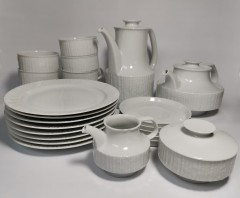 KPM Krister porzellan Germany, Кристерская фарфоровая мануфактура Винтажный Кофейно-чайный сервиз 1960 года, Германия, 24 предмета