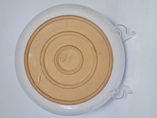 Jgraf Stoob Блюдо керамическое "Цветочная композиция" ручной росписи, 25см, Германия 1965г.