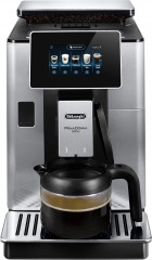 De'Longhi De'Longhi Kaffeevollautomat PrimaDonna Soul ECAM 610.75.MB, inkl. Kaffeekanne im Wert von UVP € 29,99 + Glaser-Set UVP € 46,90  Полностью автоматическая кофемашина De'Longhi PrimaDonna Soul ECAM 610.75.MB, включая кофейник стоимостью 29,99 евро 
