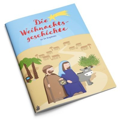 yoamo Spielkrippe Spielkoffer fur Kinder mit Holzfiguren mit Weihnachts-Geschichte Детский вертеп с деревянными фигурками и рождественской сказкой