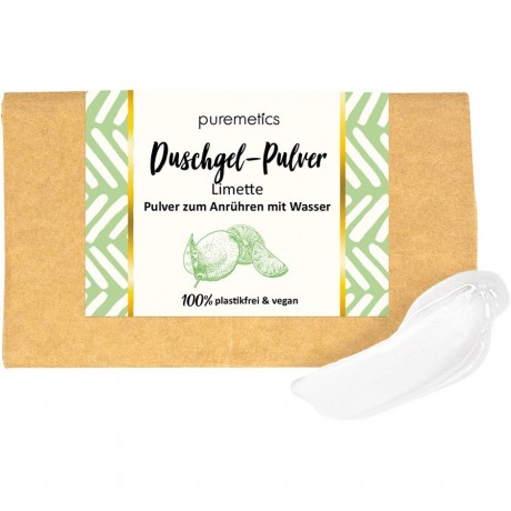 puremetics Duschgel-Pulver Limette  Порошок геля для душа лайм
