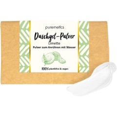 puremetics Duschgel-Pulver Limette  Порошок геля для душа лайм