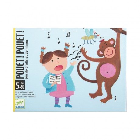 DJECO Jeu de bruits et de mimes Pouet Pouet Jeu de bruits et de mimes Pouet Pouet