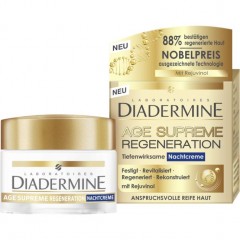 Diadermine Age Supreme Regeneration tiefenwirksame Nachtcreme Supreme Божественный Возраст Ночной крем  Регенерация Глубокая Эффективность для требовательных зрелой кожи 50 г