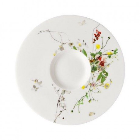 Rosenthal Rosenthal Brillance Fleurs Sauvages Tee-/Cappuccino-/Kombi-Untertasse 16 cm Блюдце Rosenthal Brillance Fleurs Sauvages для чая/капучино/комбо 16 см