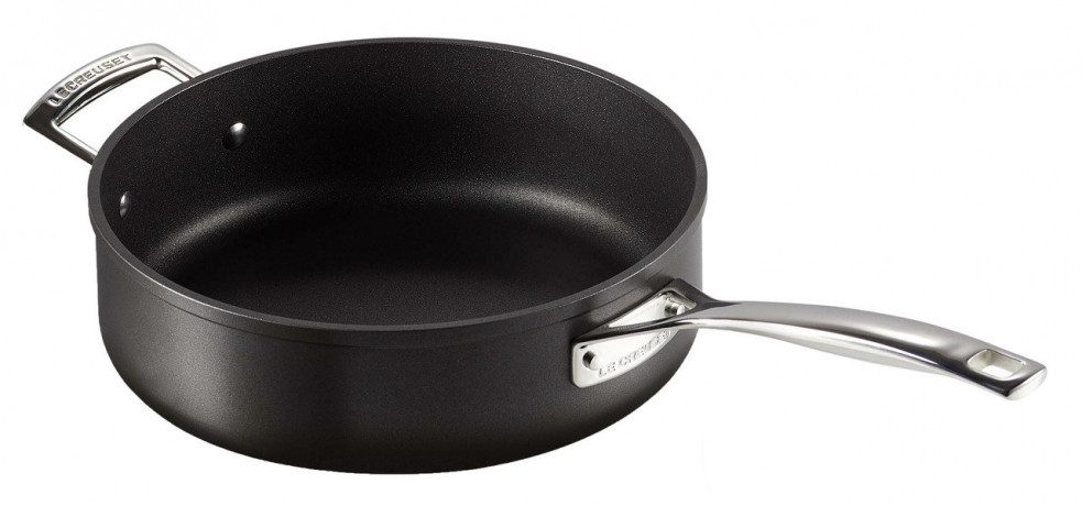 Le Creuset LE CREUSET Aluminium Sautepfanne 26cm  schwarz/ silber LE CREUSET алюминиевый сотейник 26см