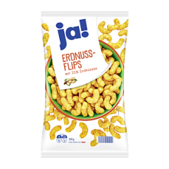 ja! Erdnussflips Снэк кукурузно-арахисовый 200г