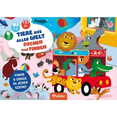 AUZOU Tiere aus aller Welt suchen und finden Ищите и находите животных со всего мира