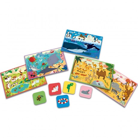 AUZOU Tiere aus aller Welt suchen und finden Ищите и находите животных со всего мира