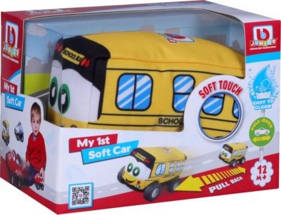 BB Junior My 1st Soft car Schoolbus Мой первый мягкий автомобиль Школьный автобус