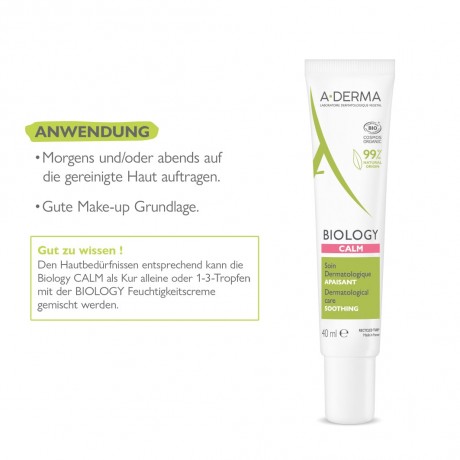 A-DERMA Biology beruhigende Pflege dermatologisch  Биология успокаивающий уход дерматологический