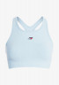 Tommy Hilfiger SPORT SEAMLESS RACERBACK Medium support sports bra vessel blue SPORT SEAMLESS RACERBACK Спортивный бюстгальтер со средней поддержкой сосуд синий