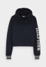 Tommy Hilfiger MONOTYPE CROP HOODIE Sweatshirt desert sky MONOTYPE CROP HOODIE Свитер небо пустыни