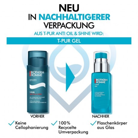 Biotherm Homme Матирующий гель для лица Homme T-Pur 50 мл