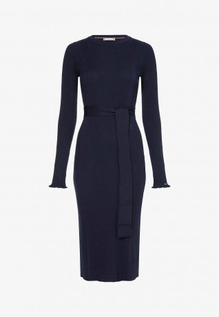 Tommy Hilfiger SLIM FIT MIDI Jumper dress desert sky SLIM FIT MIDI Платье-джемпер небо пустыни