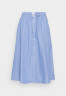 Tommy Hilfiger STRIPE MIDI PULL ON SKIRT A-line skirt blue ЮБКА МИДИ С ПОЛОСКАМИ Юбка А-силуэта синий